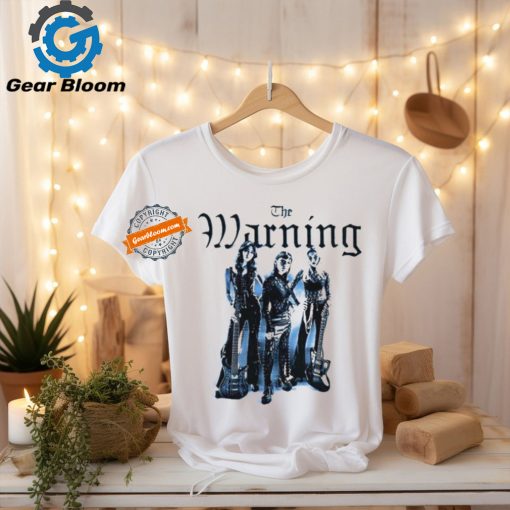 Funny The warining blue fade white 2024 shirt