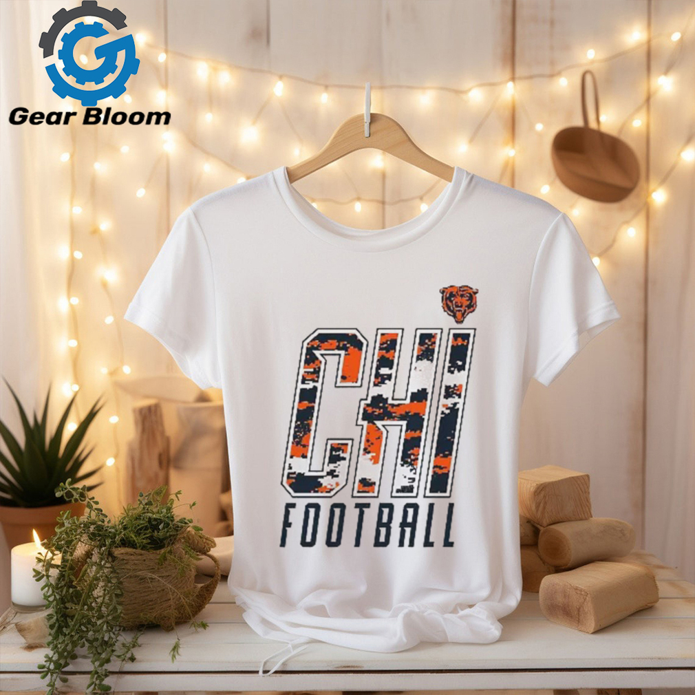 NFL Team Apparel Little Kids' Chicago Bears Team Camo Dark Grey Heather T Shirt NFL Team Apparel Little Kids' Chicago Bears Team Camo Dark Grey Heather T Shirt