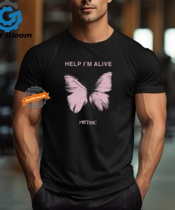Help I'm Alive Butterfly Metric Shirt