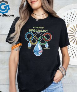 Hydration specialist high quality Olympic logo shirt