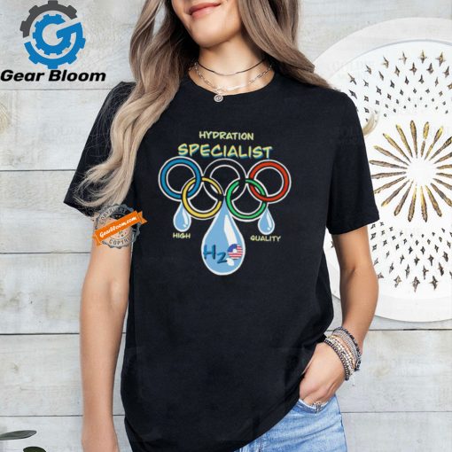 Hydration specialist high quality Olympic logo shirt