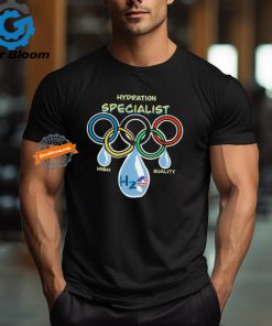 Hydration specialist high quality Olympic logo shirt