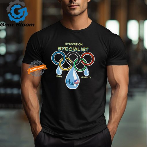 Hydration specialist high quality Olympic logo shirt