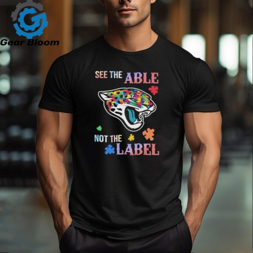 Jacksonville Jaguars Autism See The Able Not The Label Shirt