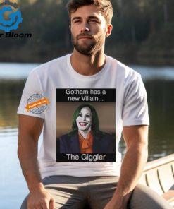 Kamala Harris Gotham Has A New Villain Kamala The Giggler Ladies Boyfriend Shirt