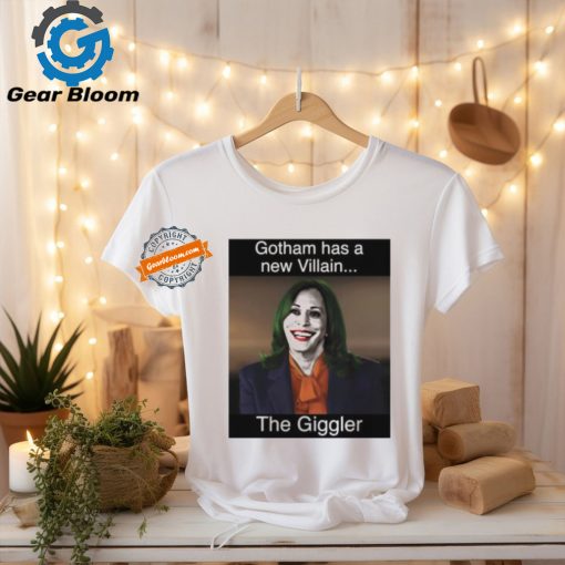 Kamala Harris Gotham Has A New Villain Kamala The Giggler Ladies Boyfriend Shirt