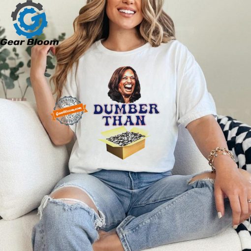 Kamala Harris dumber than box of rocks shirt