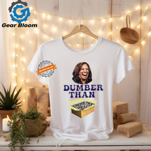 Kamala Harris dumber than box of rocks shirt