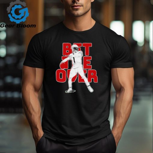 Kyler Murray 1 Arizona Cardinals football bet the over shirt