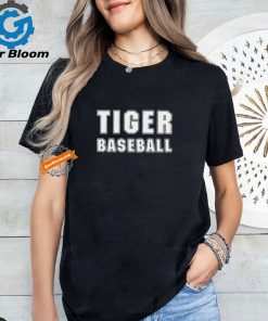 Larry Ragland Wearing Tiger Baseball T Shirt