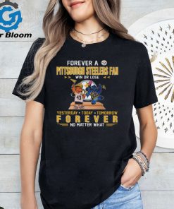 Lilo And Stitch Football Forever A Pittsburgh Steelers Fan T Shirt