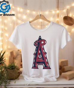 Los Angeles Angels Logo 4th Of July Flag Shirt