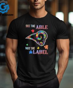 Los Angeles Rams Autism See The Able Not The Label Shirt