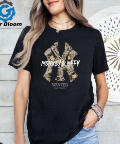 MLB Anime One Piece Wanted Luffy T Shirt