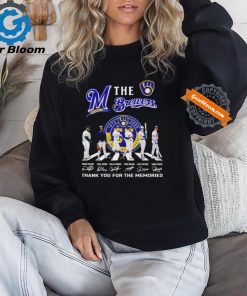 Milwaukee Brewers The Baseball Legends Thank You For The Memories T Shirt