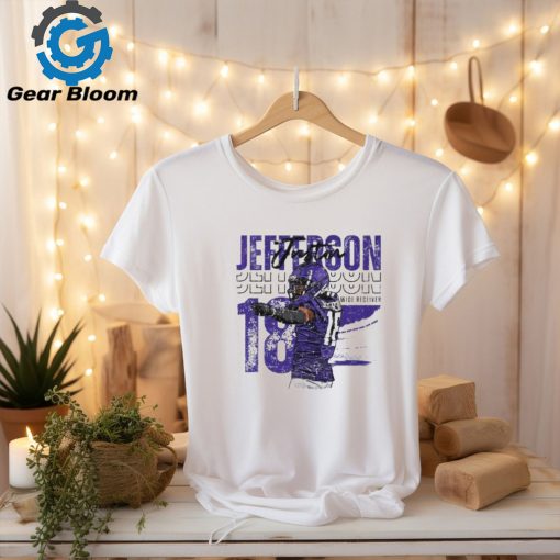 Minnesota Vikings Justin Jefferson 18 wide receiver shirt