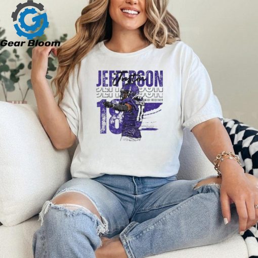 Minnesota Vikings Justin Jefferson 18 wide receiver shirt