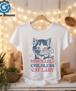 Miserable Childless Cat Lady Kamala Harris President 2024 T shirt