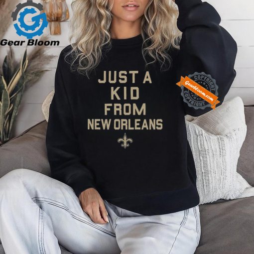 New Orleans Saints Just A Kid From New Orleans Shirt