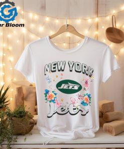 New York Jets Flower Logo Graphic Fleece Pullover T Shirt