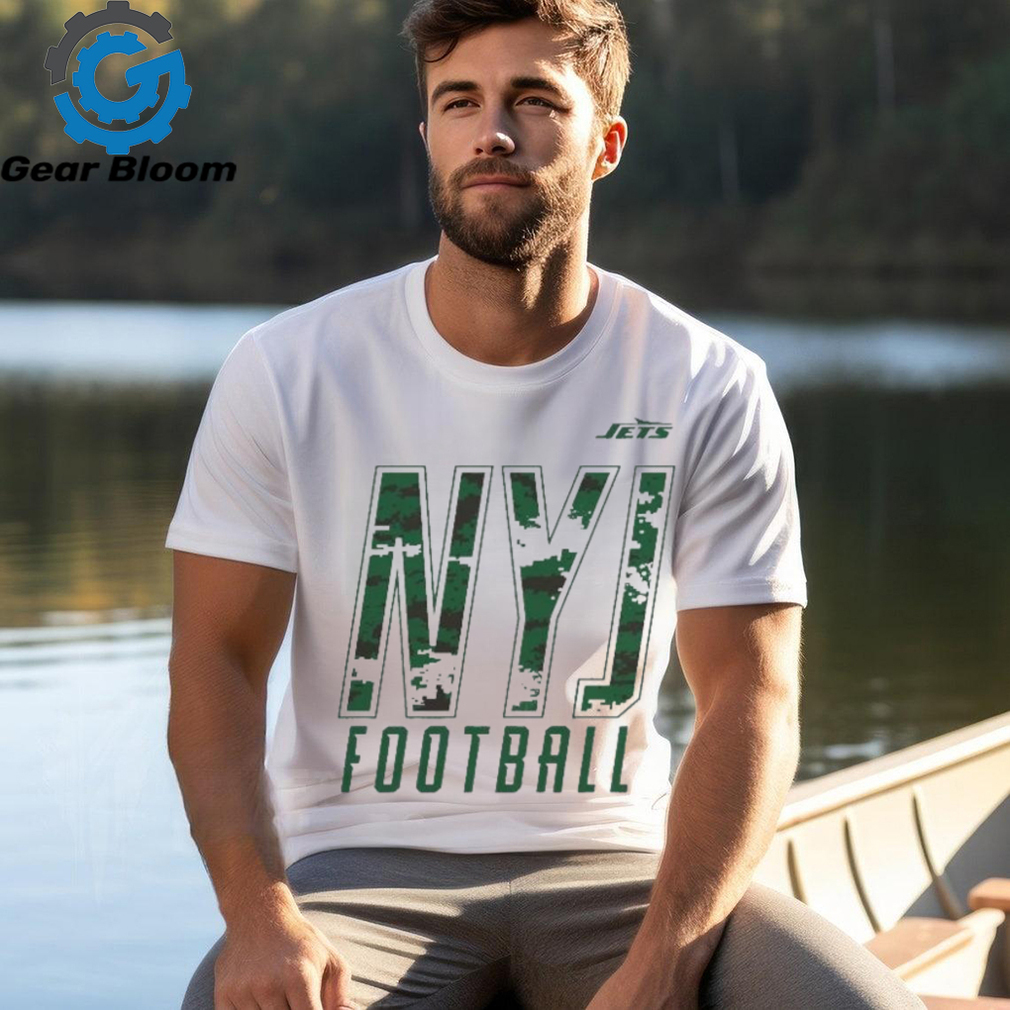 New York Jets Team Camo Dark Grey Heather T Shirt New York Jets Team Camo Dark Grey Heather T Shirt