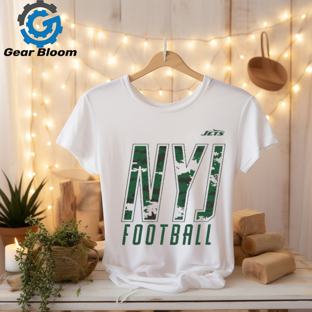 New York Jets Team Camo Dark Grey Heather T Shirt New York Jets Team Camo Dark Grey Heather T Shirt