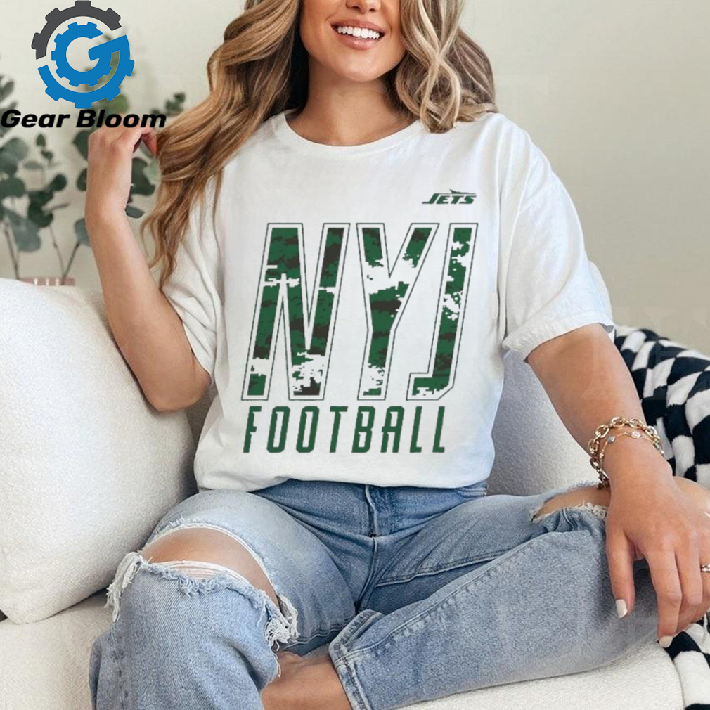 New York Jets Team Camo Dark Grey Heather T Shirt New York Jets Team Camo Dark Grey Heather T Shirt