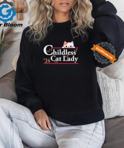 Official 2024 Childless Cat Lady T Shirt