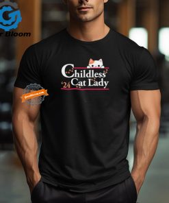 Official 2024 Childless Cat Lady T Shirt