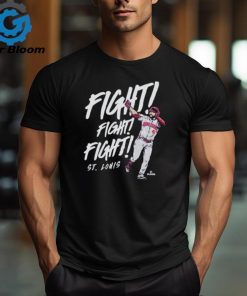 Official Alec Burleson St. Louis Cardinals Fight Fight Fight Shirt