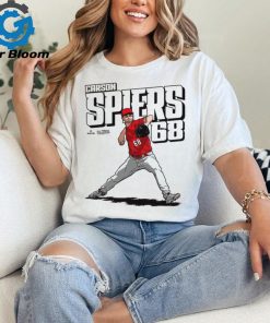 Official Carson Spiers MLB Cincinnati Reds #68 Player t shirt