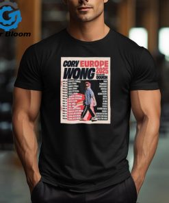 Official Cory Wong Shows Europe Tour 2025 Poster Shirt