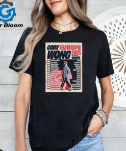 Official Cory Wong Shows Europe Tour 2025 Poster Shirt