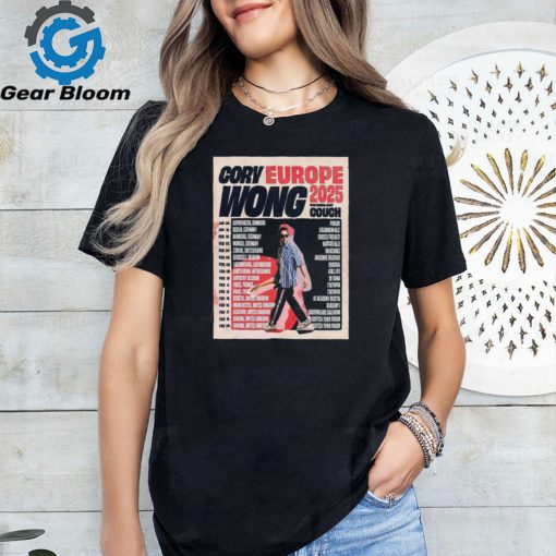 Official Cory Wong Shows Europe Tour 2025 Poster Shirt