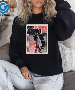 Official Cory Wong Shows Europe Tour 2025 Poster Shirt