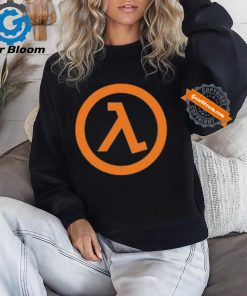 Official Elon musk wearing half life logo T shirt