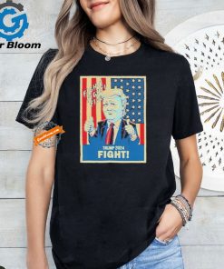 Official Fight fight fight Donald Trump 2024 meme T shirt