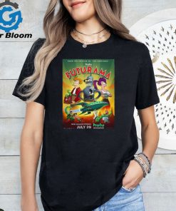 Official First Poster For Futurama Season 12 Premieres July 29 On HuLu shirt