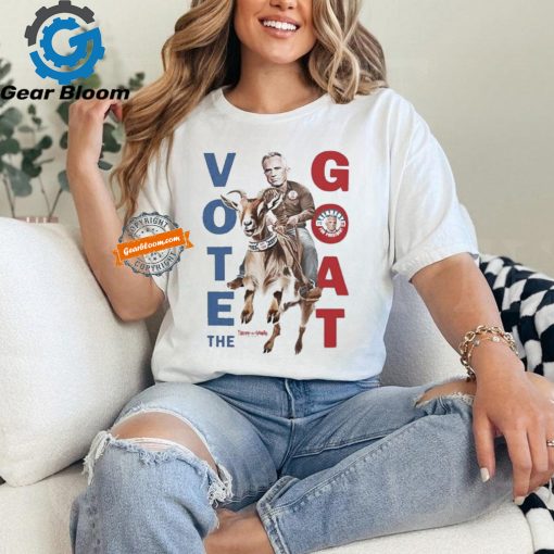 Official Gator gar vote the goat by truth a ganda T shirt