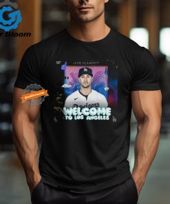 Official Jack Flaherty Welcome to Los Angeles Dodgers shirt