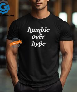 Official Justin fields wearing humble over hype T shirt