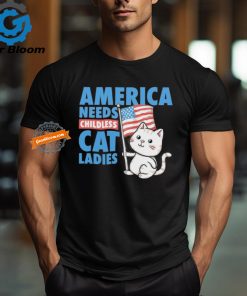 Official Kamala America Needs Childless Cat Ladies T Shirt