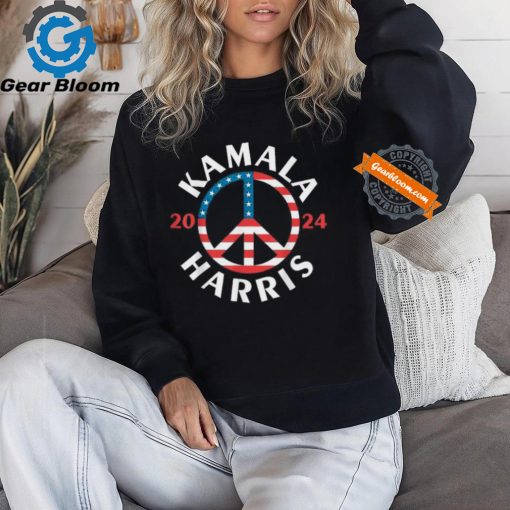 Official Kamala Harris 2024 usa peace T shirt