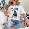 Childless Cat Ladies for Kamala Harris pink hat American flag shirt