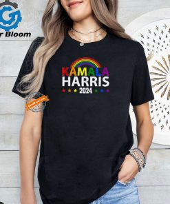 Official Kamala Harris rainbow gay pride LGBT election 2024 T shirt