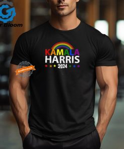 Official Kamala Harris rainbow gay pride LGBT election 2024 T shirt