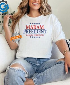 Official Madam president Kamala Harris 2024 vote democrat beat Trump T shirt