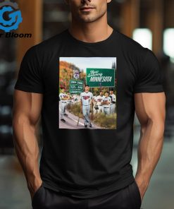 Official Minnesota Twins Now Entering 2004 2009 525 449 3 Division Titles T Shirt