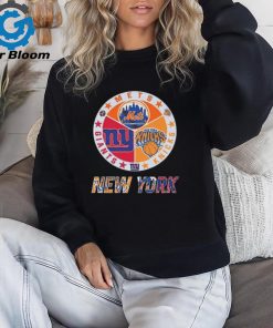 Official New York Mets New York Knicks New York Giants Sports City Fan Proud shirt