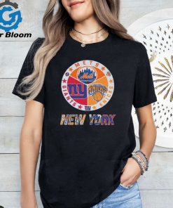 Official New York Mets New York Knicks New York Giants Sports City Fan Proud shirt